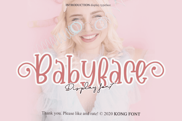 Babyface: A Playful Script Font for Modern Editorial Design