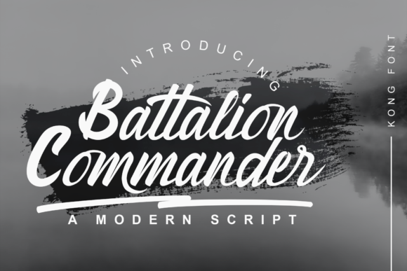 Battalion Commander: A Playful Handwritten Font for Modern Branding Projects