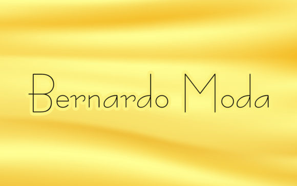 Bernardo Moda: A Creative Script Font for Modern Marketing Campaigns