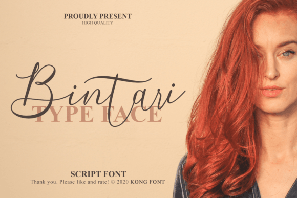 Bintari: A Playful Script Font That Elevates Modern Web Typography