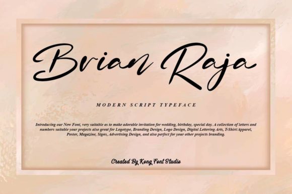 Brian Raja: A Playful Handwritten Font for Modern Branding
