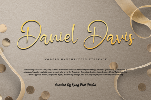 Daniel Davis: The Playful Script Font That Elevates Campaign Visuals