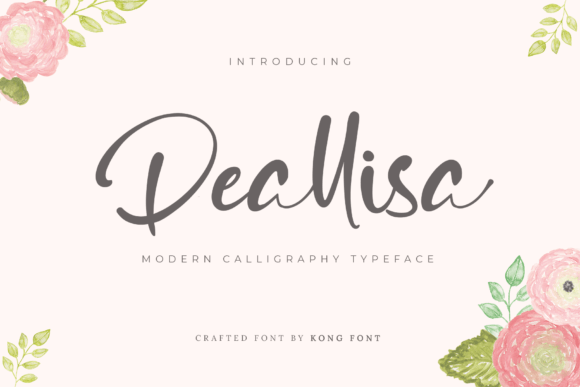 Deallisa: A Playful Script Font for Modern Editorial Design