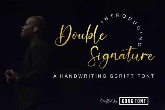 Double Signature: A Playful Script Font for Modern Editorial Design
