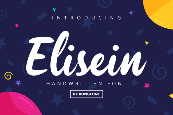 Elisein: A Playful Handwritten Font for Modern Marketing and Digital Design
