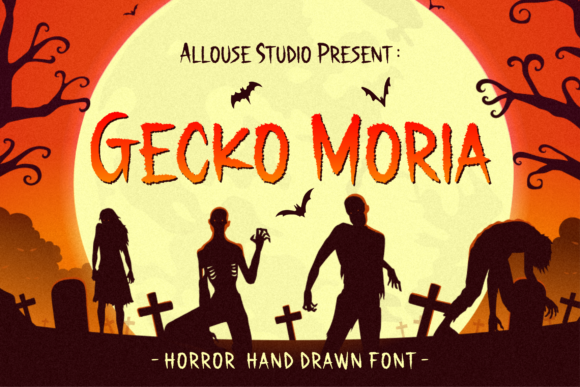 Gecko Moria: A Spooky Handwritten Font for Bold Web Design