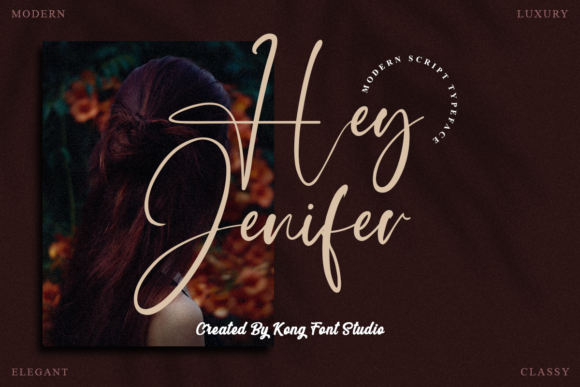 Hey Jenifer: A Playful Script Font for Modern Marketers and Designers