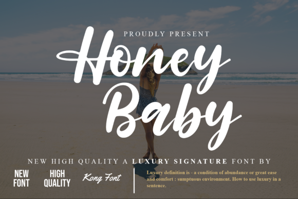 Honey Baby: A Playful Script Font for Modern Web Design