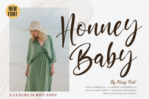 Honney Baby: A Playful Script Font That Elevates Small Business Branding
