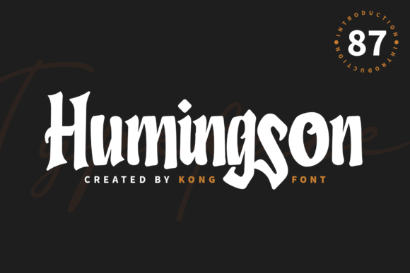 Humingson: A Playful Script Font That Elevates Digital Branding