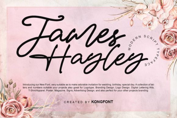 James Hayley: A Playful Script Font for Scroll-Stopping Marketing Design