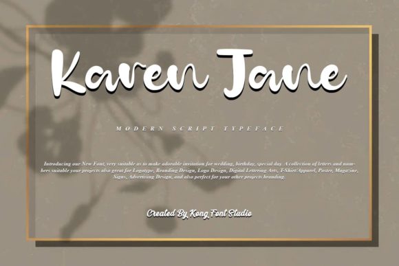 Karen Jane: A Designer’s Take on This Freebie Font
