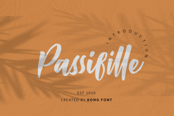 Passifille: A Playful Script Font for Modern Marketing Visuals