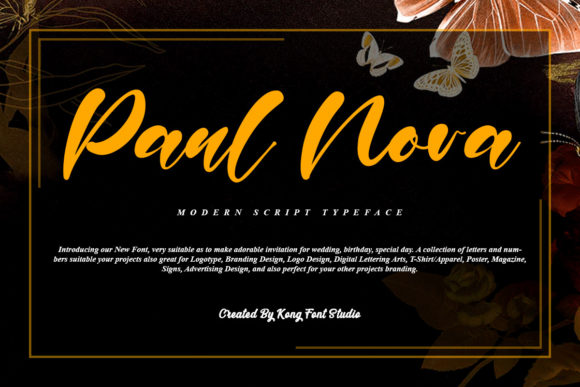 Paul Nora: A Playful Script Font for Modern Web Design Projects
