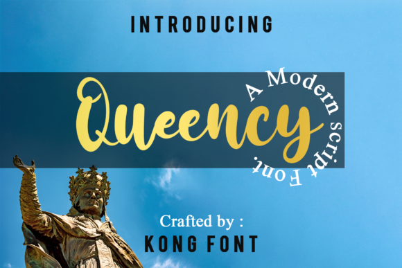 Queency: A Playful Handwritten Font for Crafters and Makers