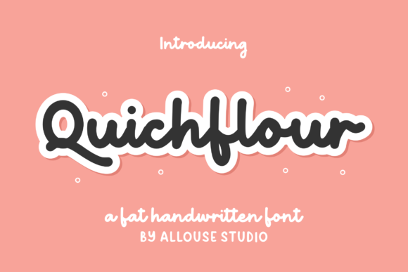 Quichflour: A Quirky Handwritten Font for Modern Web Design