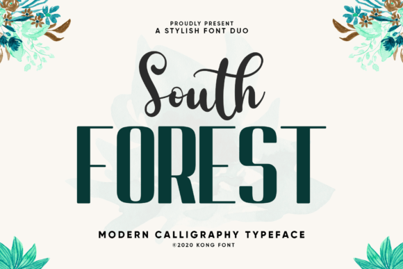 South Forest: A Playful Handwritten Script Font for Modern Branding Projects