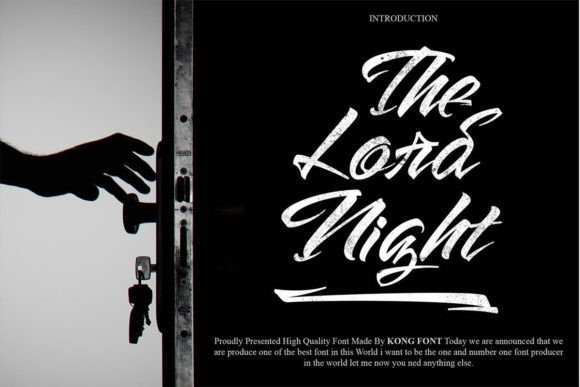 The Lord Night: A Playful Handwritten Font for Modern Campaign Design