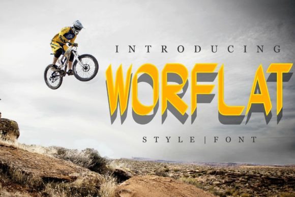 Worflat: A Playful Handwritten Font for Modern Editorial Design